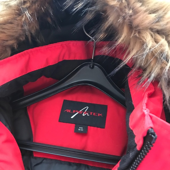 Alpinetek Red Men’s Parka - size Medium - Picture 3 of 10